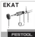 FESTOOL DTSC 400 - Gevaar voor letsel, elektrische schokken - 2