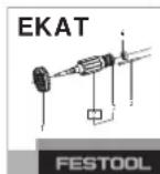 FESTOOL DTSC 400 - Perigo de ferimentos,CHOque eltrico - 2