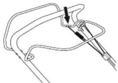 MCCULLOCH M40110 Classic - Reglarea cablului de ambreiaj - 2