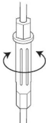 MCCULLOCH M40110 Classic - Adjusting the clutch wire - 1