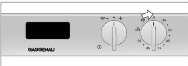 GAGGENAU VK 230 114 - Ablasshahn schlieben - 1