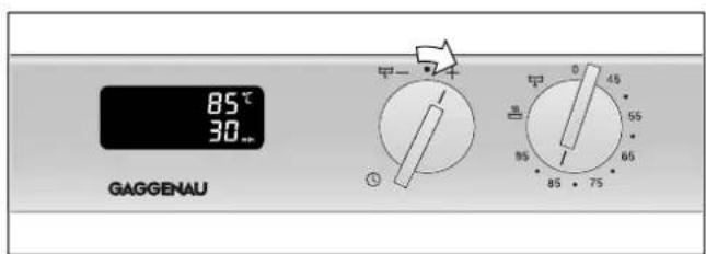 GAGGENAU VK 230 114 - Réglage du compte-minutes - 1