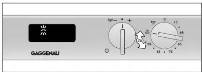 GAGGENAU VK 230 114 - Kookpunt-justering van de stoomkoker - 1