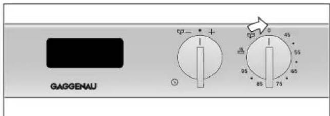 GAGGENAU VK 230 114 - Sluit de afvoerkraan. - 1
