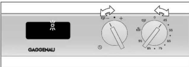 GAGGENAU VK 230 114 - Kinderbeveiliging inschakelen - 1