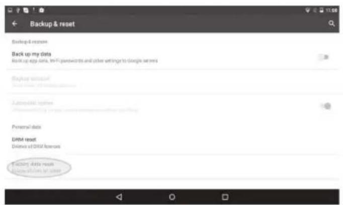 Qilive Kids 7'' - Procedimento de Reiniciacao do tablet: - 2