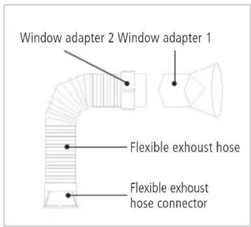 Sonnenkönig Fresco 181 - Attaching the exhaust hose - 2