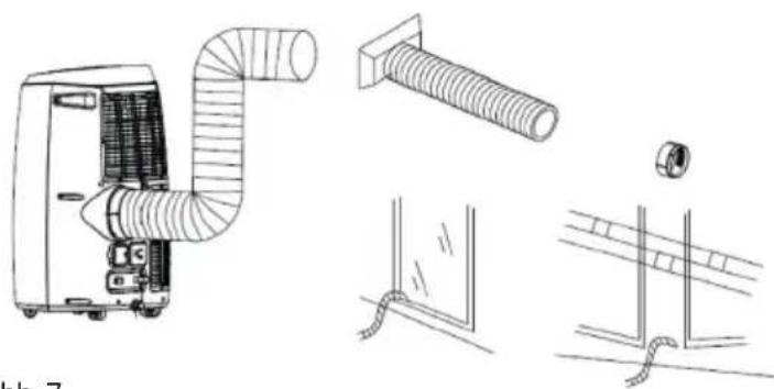 Sonnenkönig Fresco 140 - Installation des Abgasschlauchs - 1