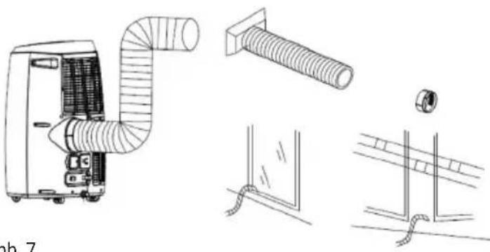 Sonnenkönig Fresco 180 - Installation des Abgasschlauchs - 1