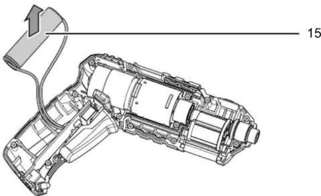 TROTEC PSCS 113 6V - Dépose et élimination de la batterie - 2