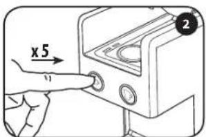 Amici Y3.2 MIE - COMMENT RESTAURER LES RÉGLAGES D'USINE DE LA MACHINE : - 1