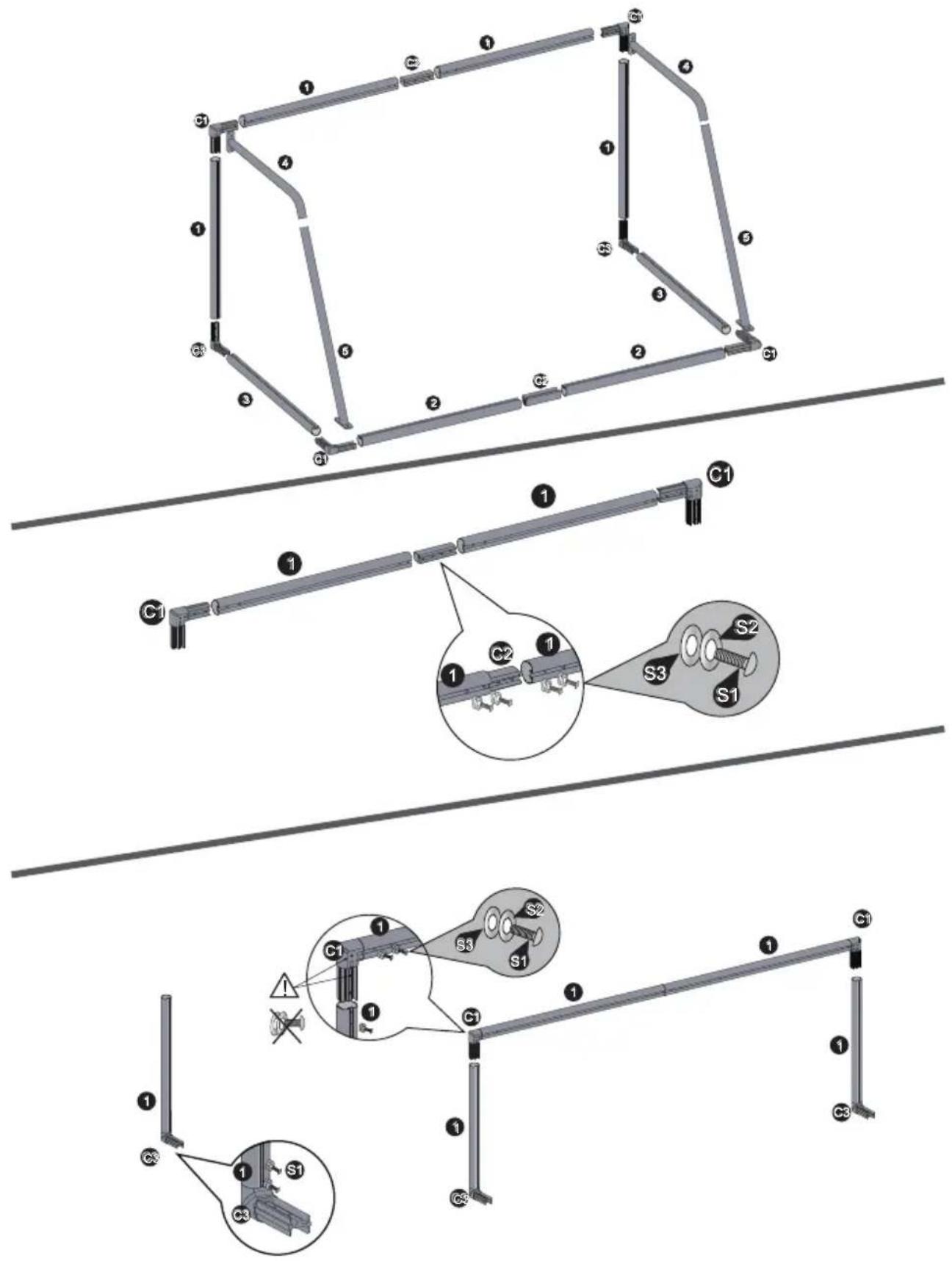 EXIT Scala Aluminium Goal - MÅLET SKAL ALTID FORANKRES - 24