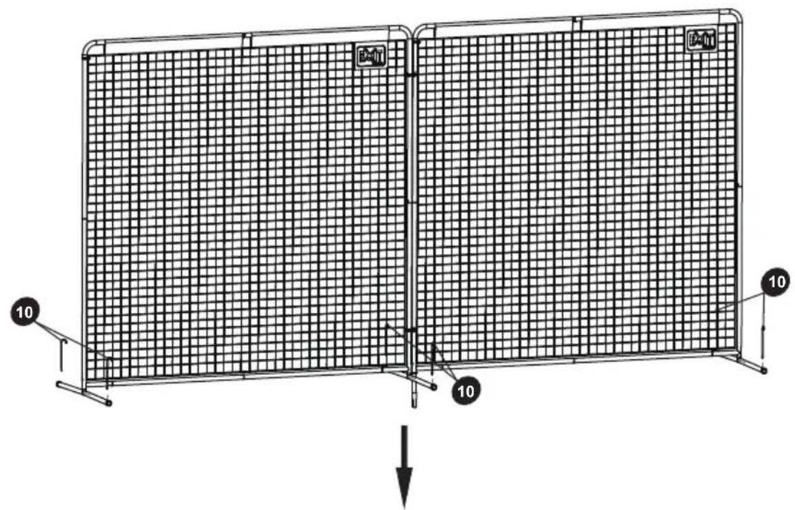 EXIT Backstop Net 600 - Step 7 / Schritt 7 / Stap 7 / Étape 7 / Trin 7 - 11