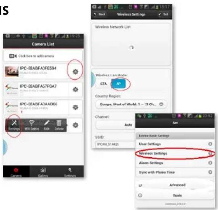 Kerbl SmartCam HD - Wisselen tussen STA- en AP-modus - 1