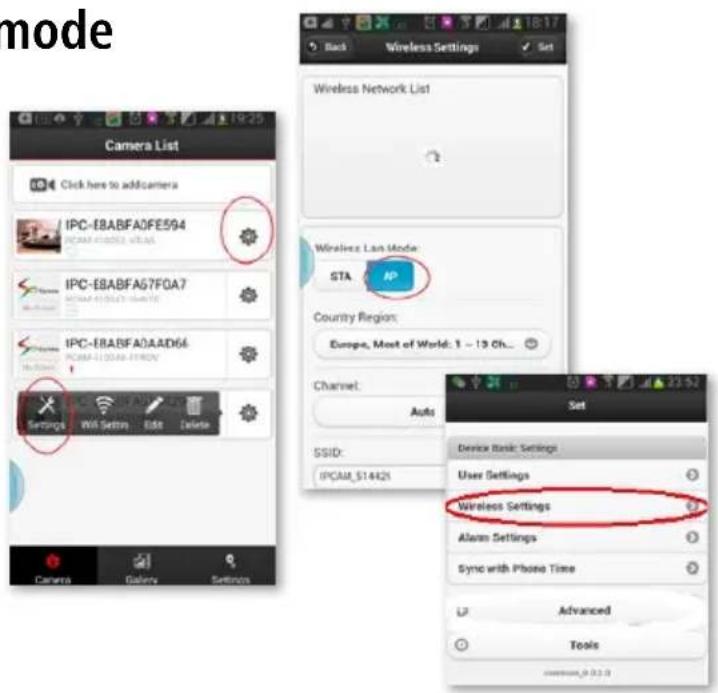 Kerbl SmartCam HD - Switch between STA mode to AP mode - 1