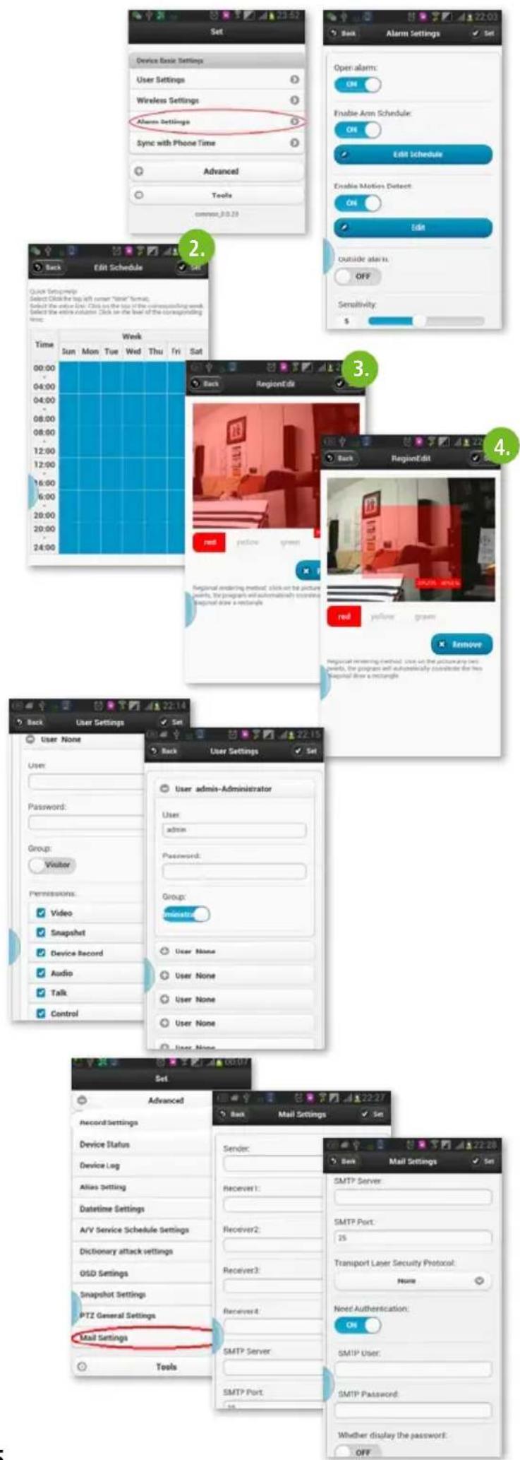 Kerbl SmartCam HD - Impostazioni e-mail - 1