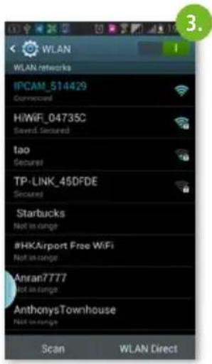Kerbl SmartCam HD - Gebruik in de AP-modus als WLAN-hotspot om op smartphone te bekijken (zonder WLAN-router) - 1