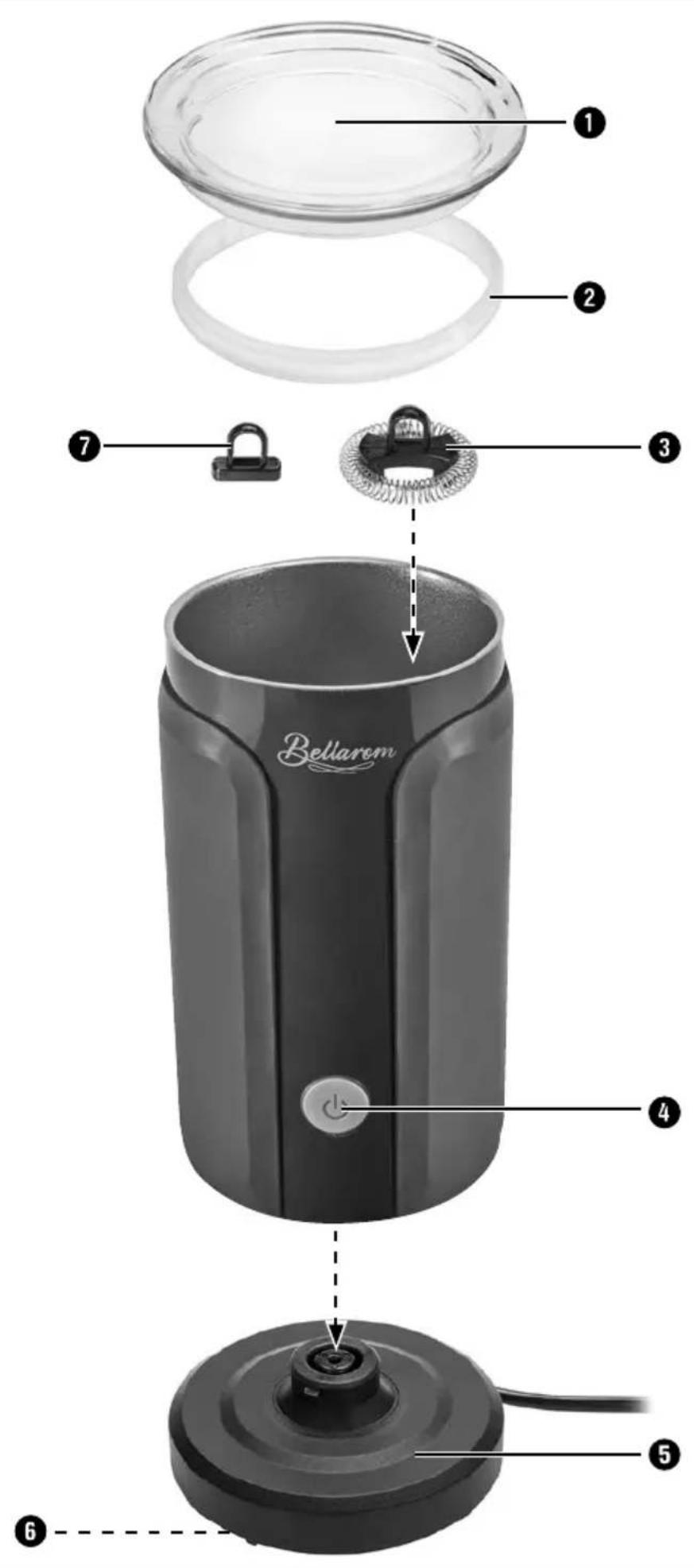 Bellarom BMAD 550 A1 - MILK FROOTHER - 1