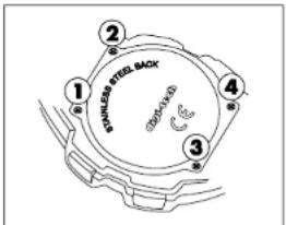 CRIVIT 1LD36043 - Pour changer la pile de votre Montre cardioférequencétre - 1