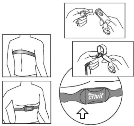 CRIVIT 1LD4878 - Ponerse la correa de pecho - 2