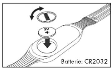 CRIVIT 1LD4878 - Die Batterie des Brustgurts wechseln - 1