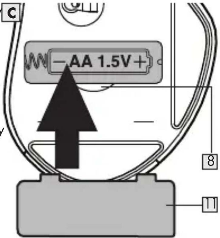 SILVERCREST SOM 6 A1 - Setting up your mouse - erting/replacing the battery - 3