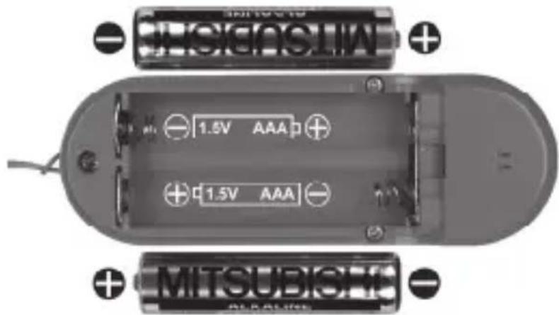 SILVERCREST SSRM 10 A1 - Inserting the batteries - 1