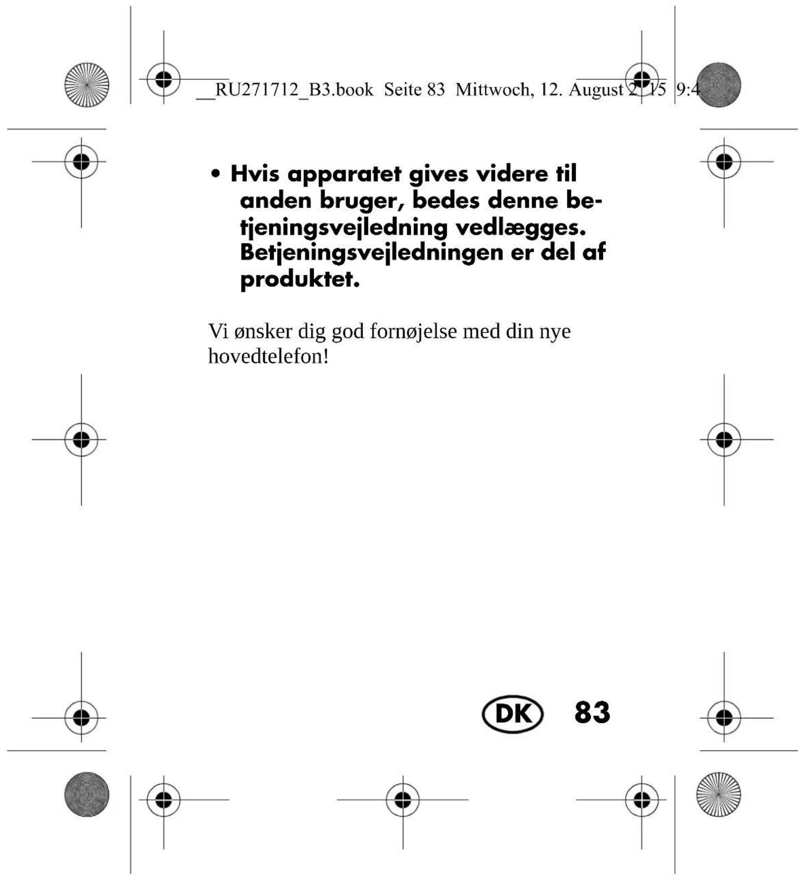 SILVERCREST SKA 10 A1 - Mange tak for din tillid! - 7