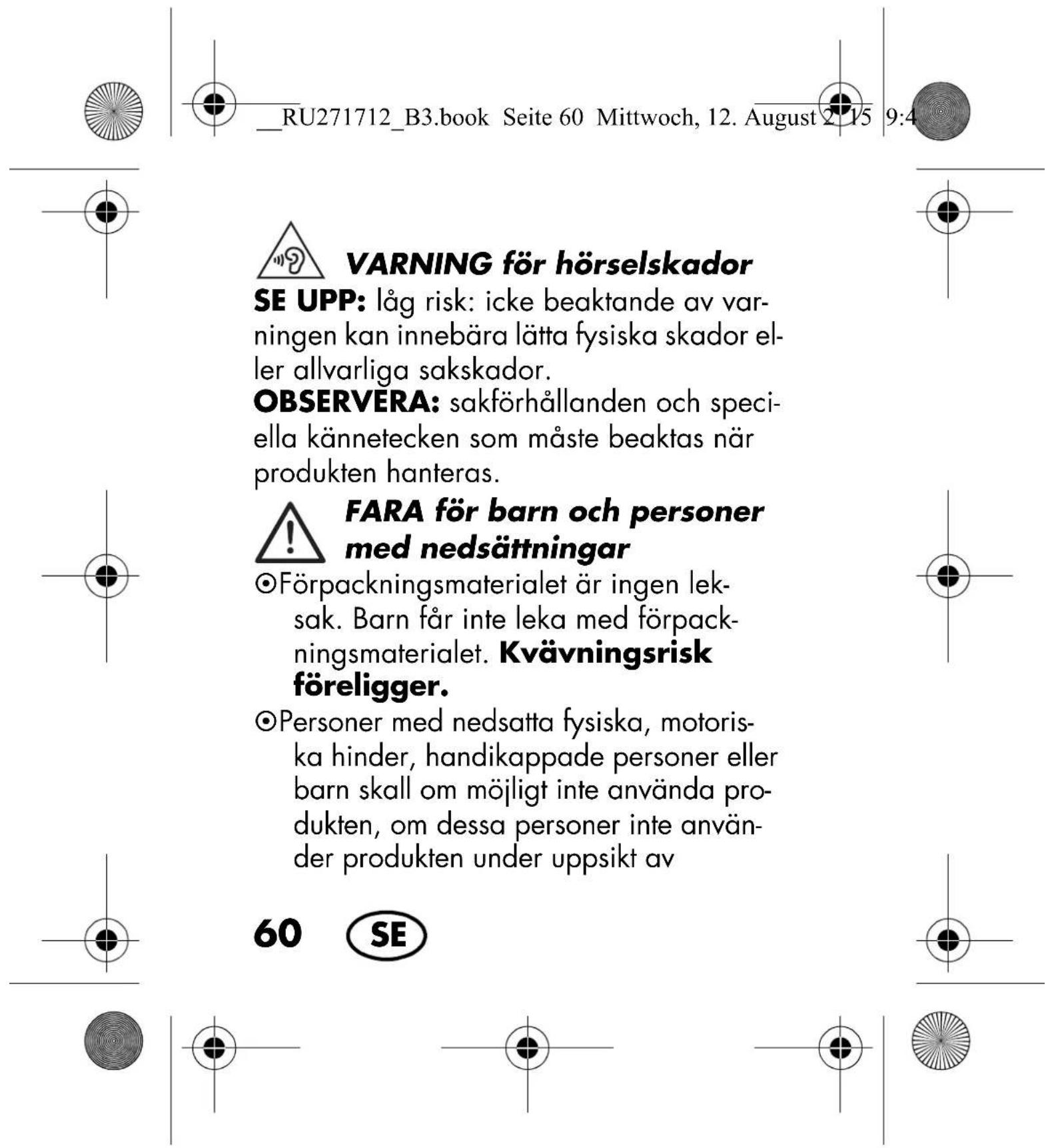 SILVERCREST SKA 10 A1 - Många tack för ditt förtroende! - 4