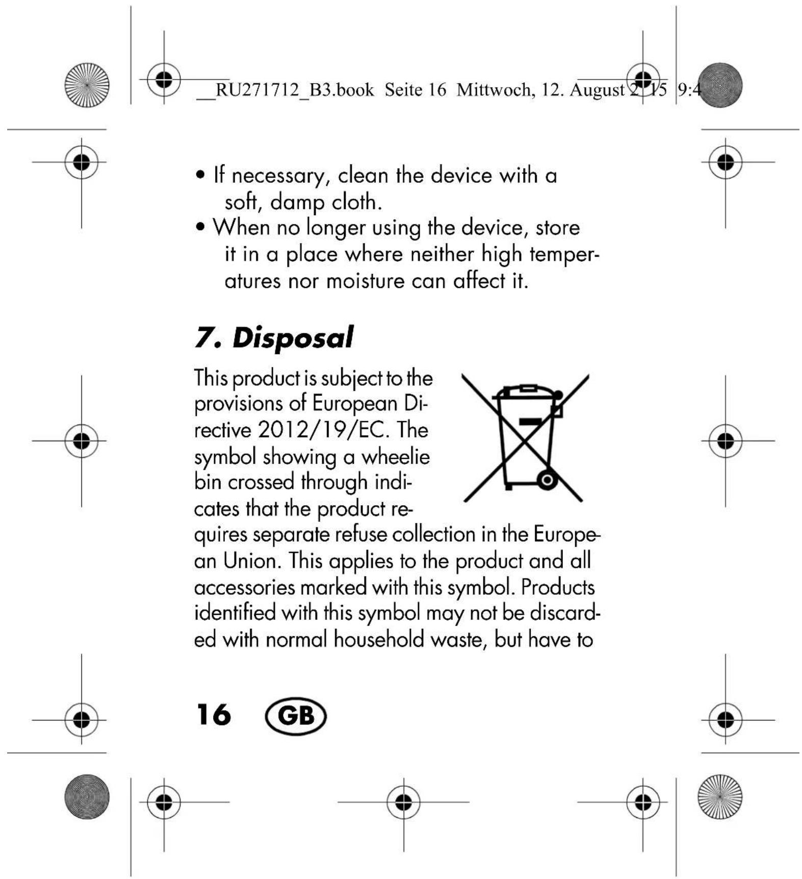 SILVERCREST SKA 10 A1 - WARNING! Risk of material damage! - 8