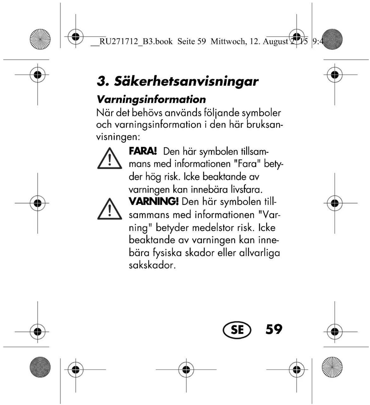 SILVERCREST SKA 10 A1 - Många tack för ditt förtroende! - 3