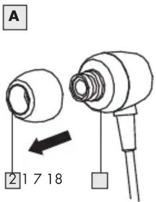 SILVERCREST SKIL 16 A1 - - Optional – Wechsel der Ohrpolster - 1