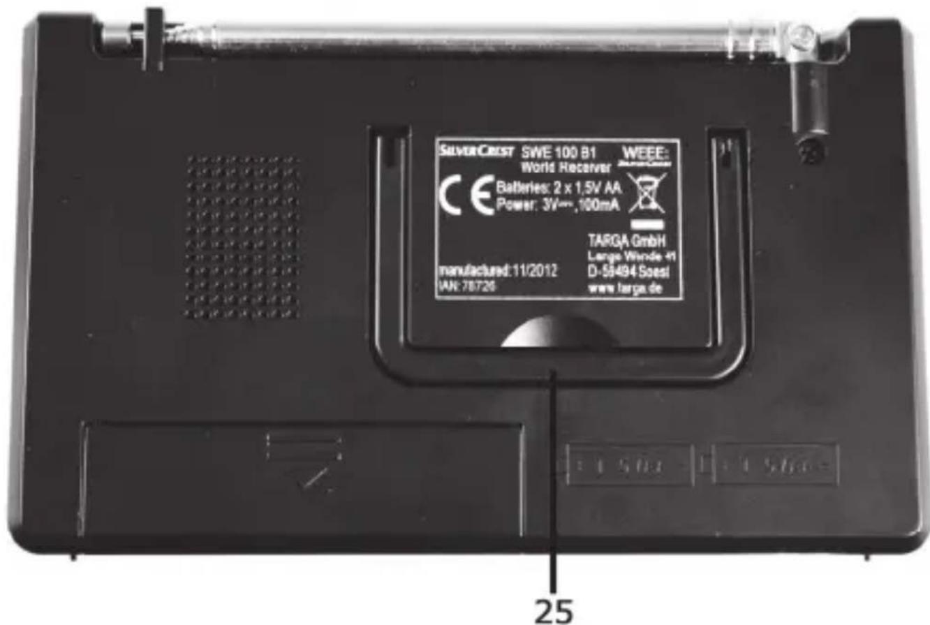 SILVERCREST SWE 100 B1 - Supporto - 1
