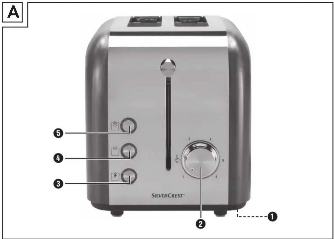 SILVERCREST STC 850 C1 - TOASTER - 1
