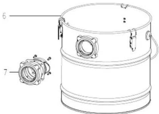PARKSIDE PAS 1200 B2 - Explosionszeichnung • Vue éclatée Disegno esploso - 9