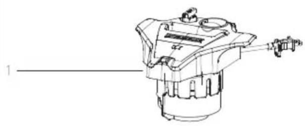 PARKSIDE PAS 1200 B2 - Explosionszeichnung • Vue éclatée Disegno esploso - 1