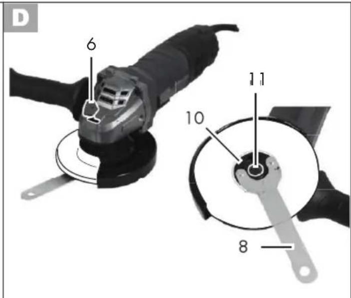 PARKSIDE PWS 125 B2 - Explosionszeichnung • Exploded Drawing Vue éclatée • Explosietekening Rysunki eksplozyine • Rozvinutý vykres Vykres náhradnych dielov • Eksplosionstegning Plano de explosión • Vista esplosa Robbantott ábra • Eksplozijańska risba - 3