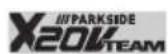 PARKSIDE PASSK 20Li A1 - Symboles apposés sur l'appareil - 2
