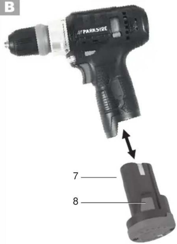 PARKSIDE PBSA 12 B1 - CORDLESS DRILL - 4