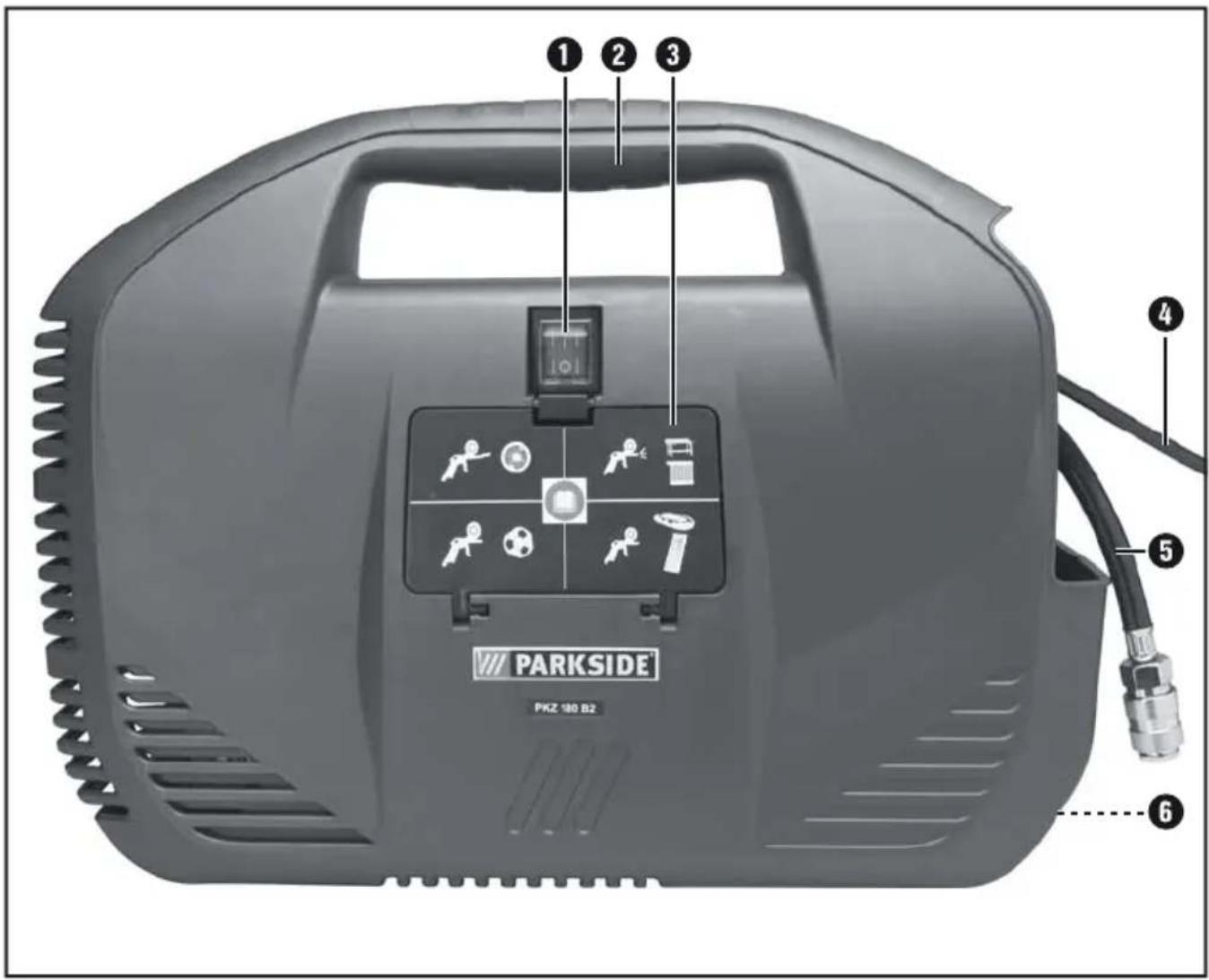 PARKSIDE PKZ 180 B2 - KOMPRESSOR - 1