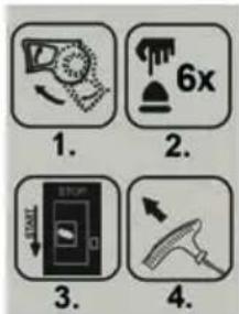 FLORABEST BL FBS 25 A1 - Symbole auf dem Gerät - 18