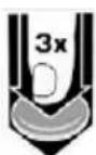 FLORABEST FBM 450 B2 - Pictogram op de benzinepomp: - 1