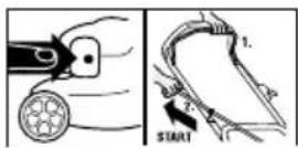 FLORABEST FBM 450 B2 - Pictogramme sur le guidon: - 1