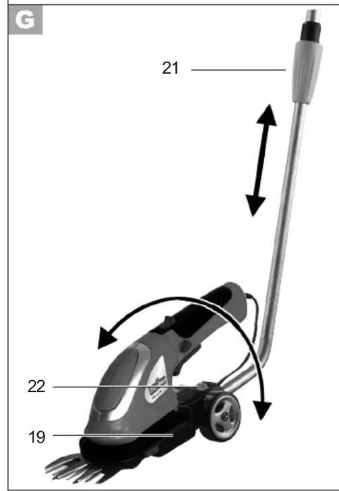 FLORABEST FGS 3.6 A1 - Explosionszeichnung • Vue éclatée Exploded Drawings • Disegno esploso - 5