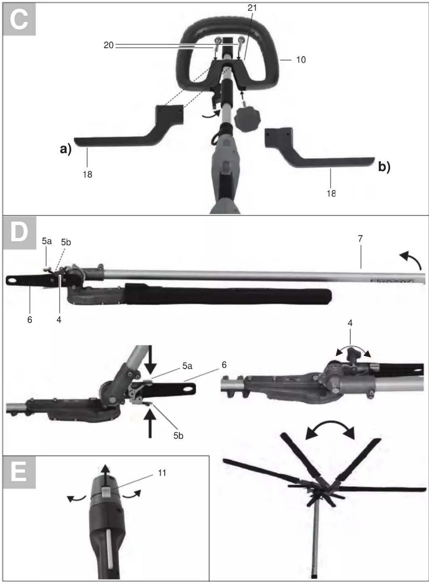 FLORABEST FHL 900 D4 - Exploded Drawing • Rajäytyskuvat • Explosionsrittingar Eksplosjonstegning • Eclaté des pieces détachées Explosietekening • Explosionszeichnung - 3