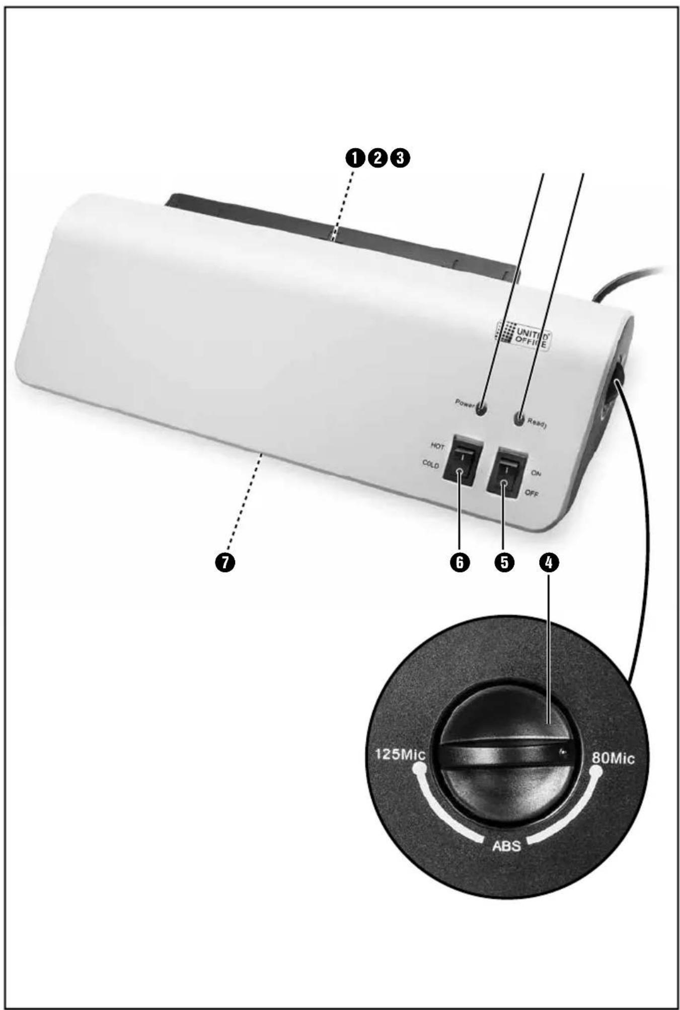 UNITED OFFICE ULG 350 B1 - LAMINATOR - 1