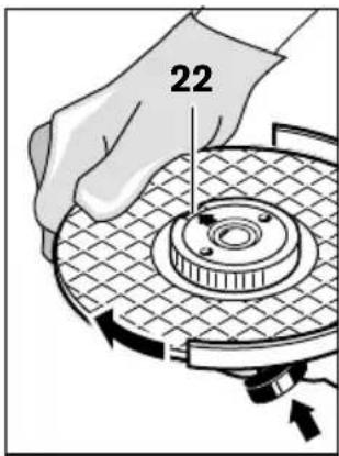 BTI WKS 115 V - Disco abrasivo em forma de leque - 1