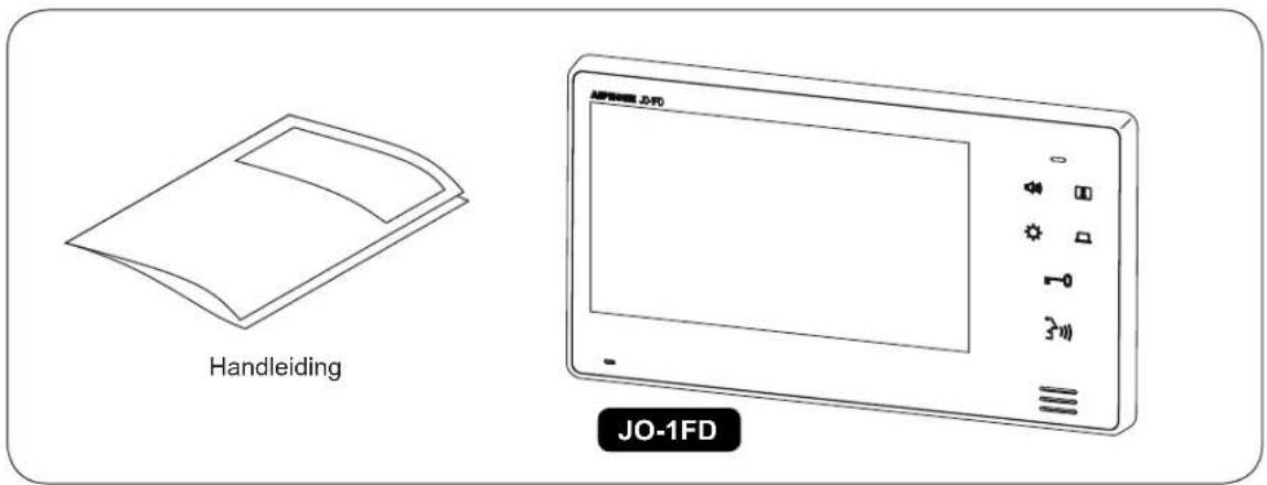 Aiphone JO1FD - INHOUD VAN DE VERPAKKING - 1