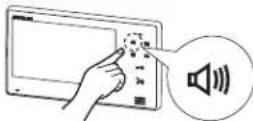 Aiphone JO1FD - Ajuste del volumen del tono de llamada - 1
