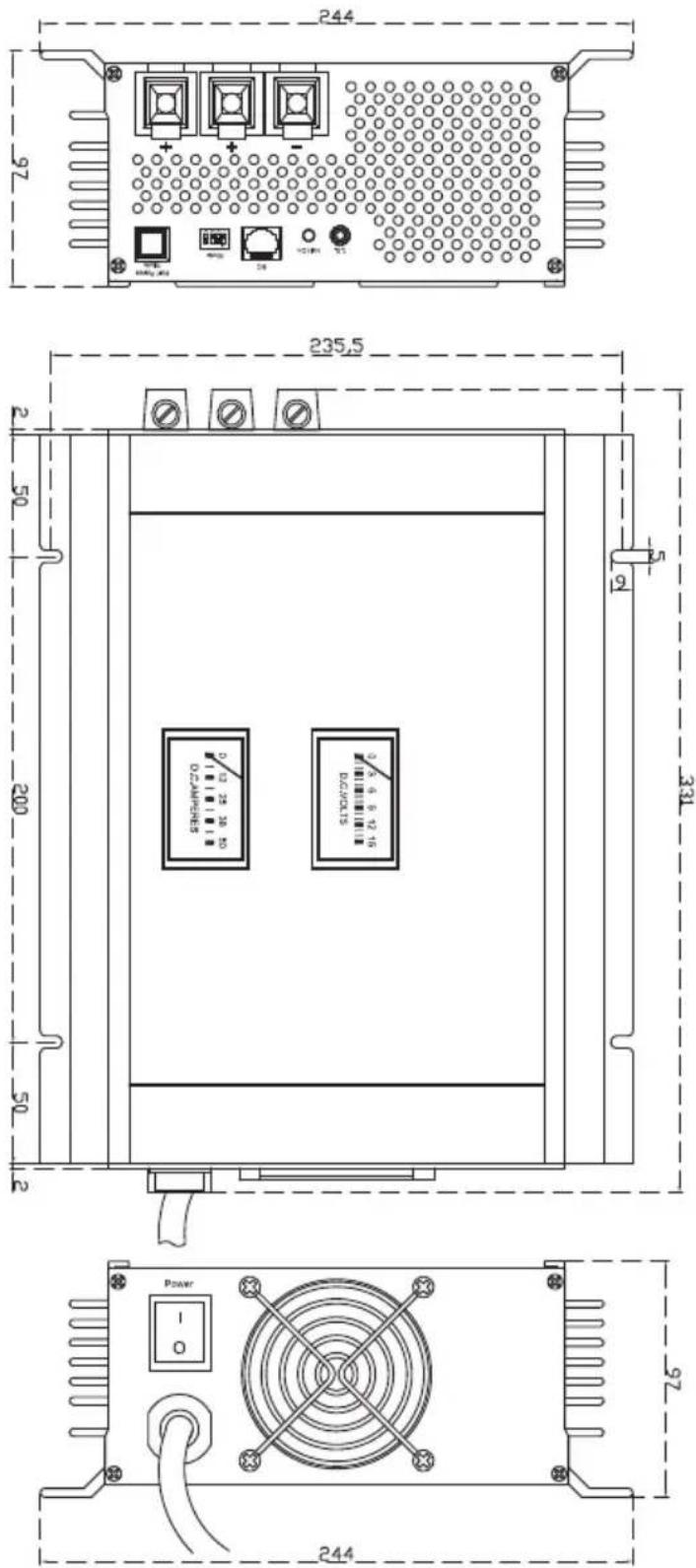 Samlex SEC2425UL - PROTECTION CONTRE LES TENSIONS TRANSITOIRES / SURTENSIONS DANS L'ALIMENTATION SECTEUR CA - 1